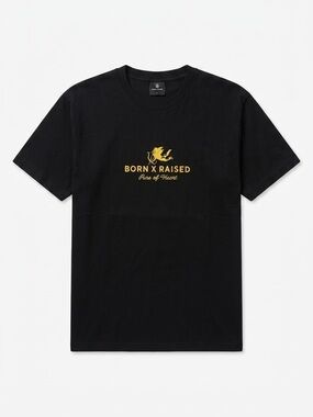 BORN X RAISED Black Tee “Pure of Heart”